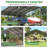 Carports 20X20 Heavy Duty,Metal Carport With Reinforced Structrure And Base,Outdoor Garage Car Shelter Frame For Pickup, Boat, Car And Tractors