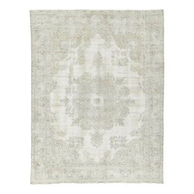 Distressed One-of-a-Kind 9'0X11'10 Hand Knotted Area Rug