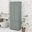 Tall Storage Cabinet With 2 Drawers-1124678976