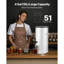 Distributeur de thé glacé 4 gallons / 15 L pour jus de thé glacé café en acier inoxydable 304