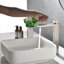 Single Handle Stainless Steel Bathroom Sink Faucet-115744956