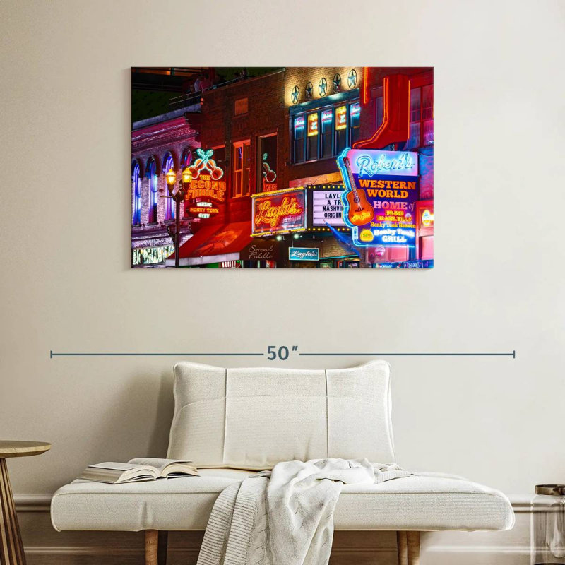 Sirci Nashville Neon Nights, H 26 po x l 39 po