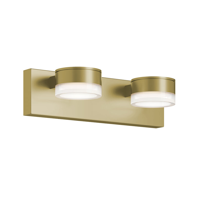 Emma 16'' LED Vanity Light, Light Antique Brass