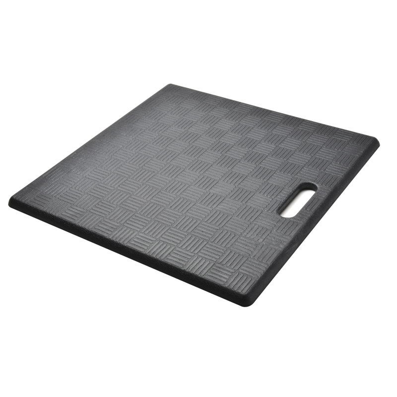 Tapis de cuisine carré, Noir, 1