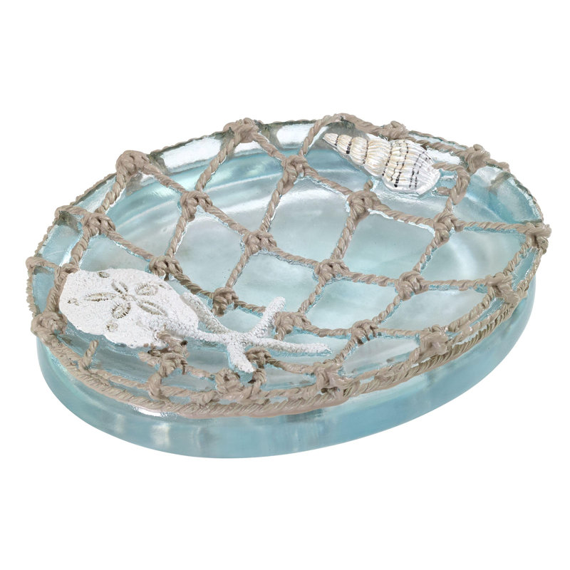Porte-savon en résine, porte-savon de comptoir en résine, accessoires de salle de bain style plage