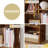 Melgarejo Bookshelves and Bookcases Set of 2, Freestanding Corner Bookshelf Storage Cabinet with Multiple Open Shelves, 2 Pcs Floor Standing Display Storage Shelves for Home Office, Living Room, or Bedroom-1425265651