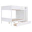 Lit superposé avec 2 tiroirs et armoire à couches multiples-176398163-176398164