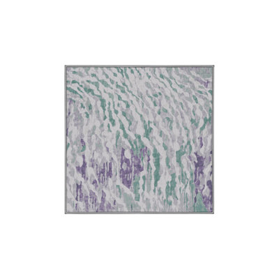 Machine Washable Gray Area Rug