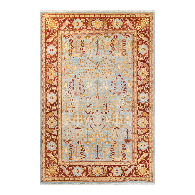 One-of-a-Kind 6'2" X 9'2" Hand Knotted Area Rug