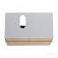 Meuble-lavabo mural de 32 (31-1/2) pouces, 2 portes à fermeture douce et 1 tiroir, emballage amovible, panneaux de particules (meuble-lavabo seulement, sans lavabo)-134701984