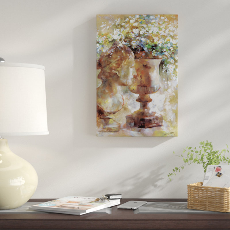 «Romantic Sculpture», reproduction sur toile, H 40 po x l 26 po x P 1,5 po, Toile tendue, Pas de tapis