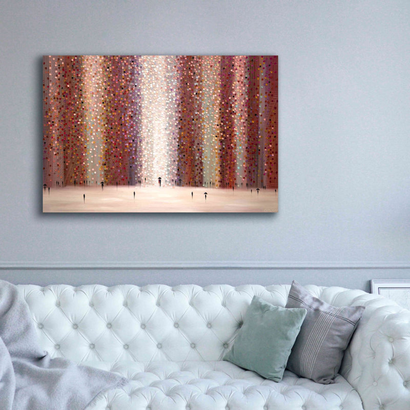 «Romance and Rain» par Ekaterina Ermilkina, impression sur toile, H 40 po x l 60 po x P 1,5 po