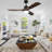 Bilon 52" Classic Wood Ceiling Fan with LED Light Kit, 3 Light Tone and 3 Fan Speed Remote Control-1742832199