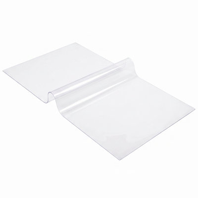 Clear Table Cover Protector 35.4 x 63 Inch, 1.5mm Plastic Desk Mat