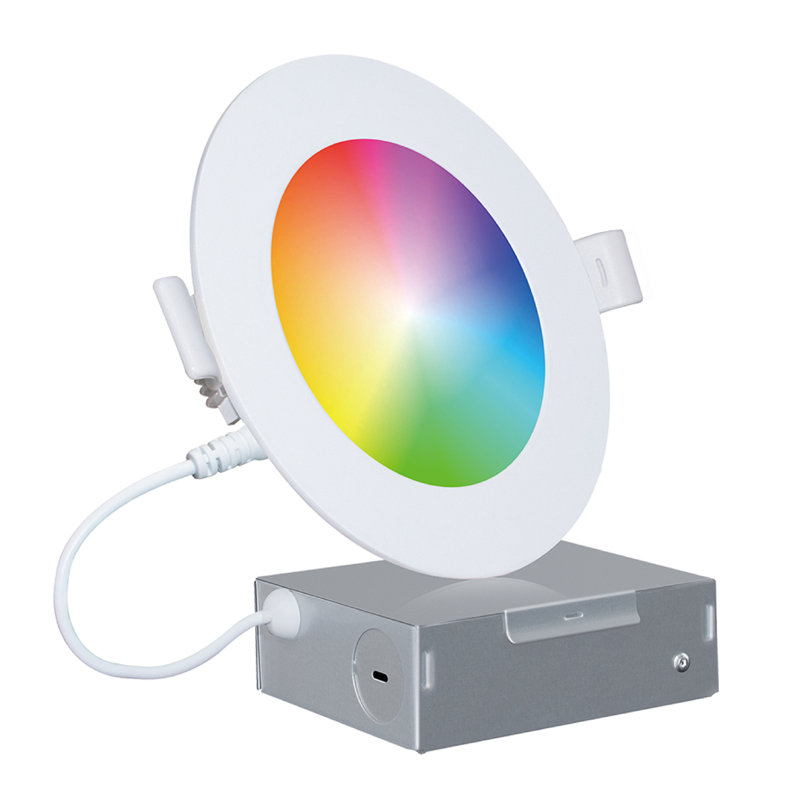 4" Slim Smart Recessed LED, 9W, Tunable White, Dimmable, Wi-Fi Enabled