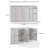 Gourdine 3-piece Sideboard And Pantry Set