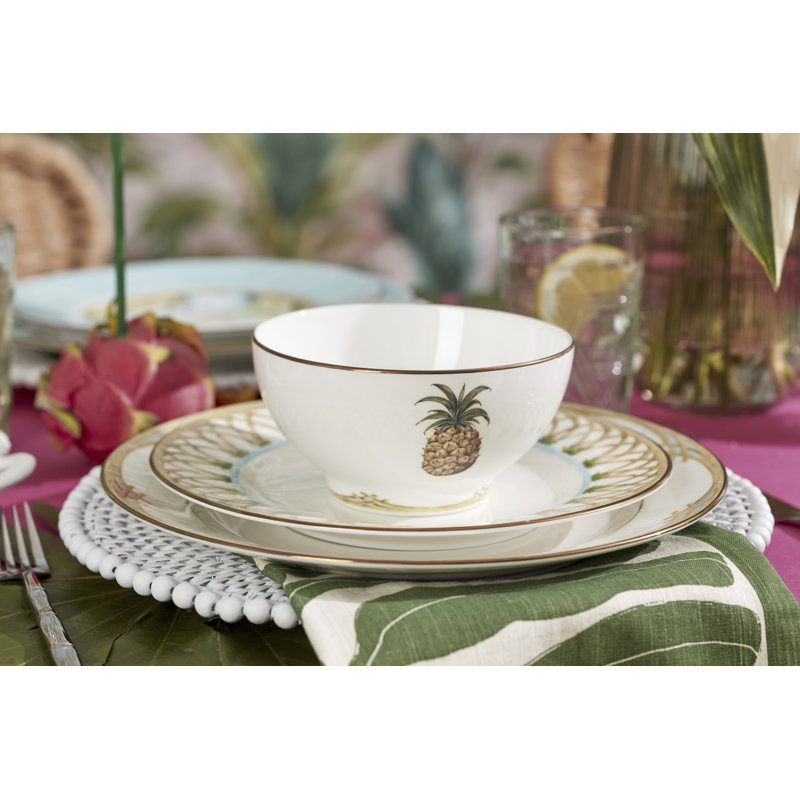 Lenox British Colonial Bamboo Rice Bowls, Set of 4