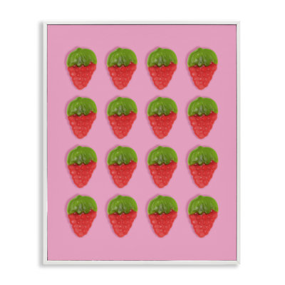 Giclée à la fraise gélifiée giclée, conception par Lish Creative