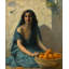 "Le vendeur orange" par François Alfred Delobbe - Art mural sur toile tendue avec châssis-1416416760