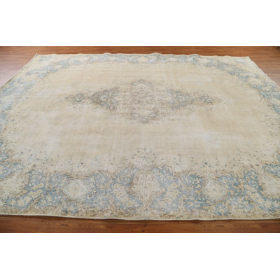 Muted Distressed  Traditional Area Rug 10x13