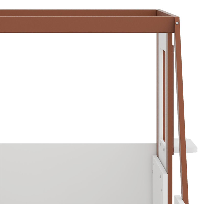 Lit plateforme simple en bois en forme de voiture pour enfants Aimani