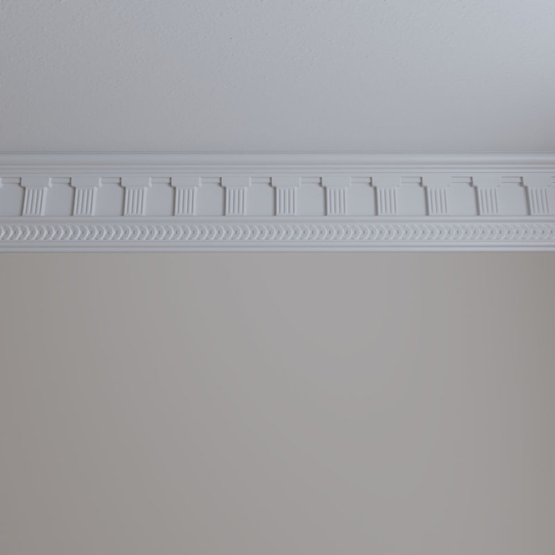 Bradford Classic White Urethane Crown Frieze Moulding
