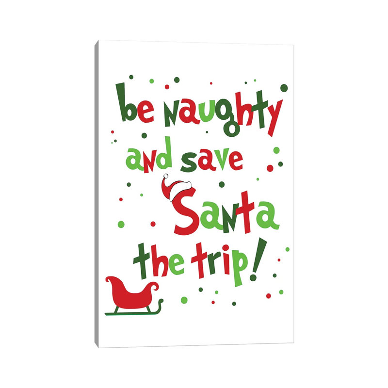 Be Naughty by Anna Quach - Wrapped Canvas Painting