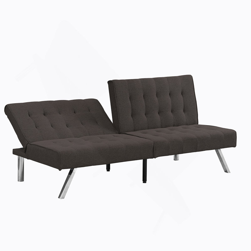 Gonnelli Armless Sofa, Modern Sofa, Accent Sofa, Espresso Linen