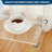 Acrylic Narrow Console Table For Entryway - 18 X 7 X 20 Inch Clear Table With Square Legs