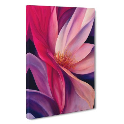 Abstract Flower No.3 - Wrapped Canvas Print