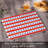 Star Stripe Tempered Glass Cutting Board 12" x 15"
