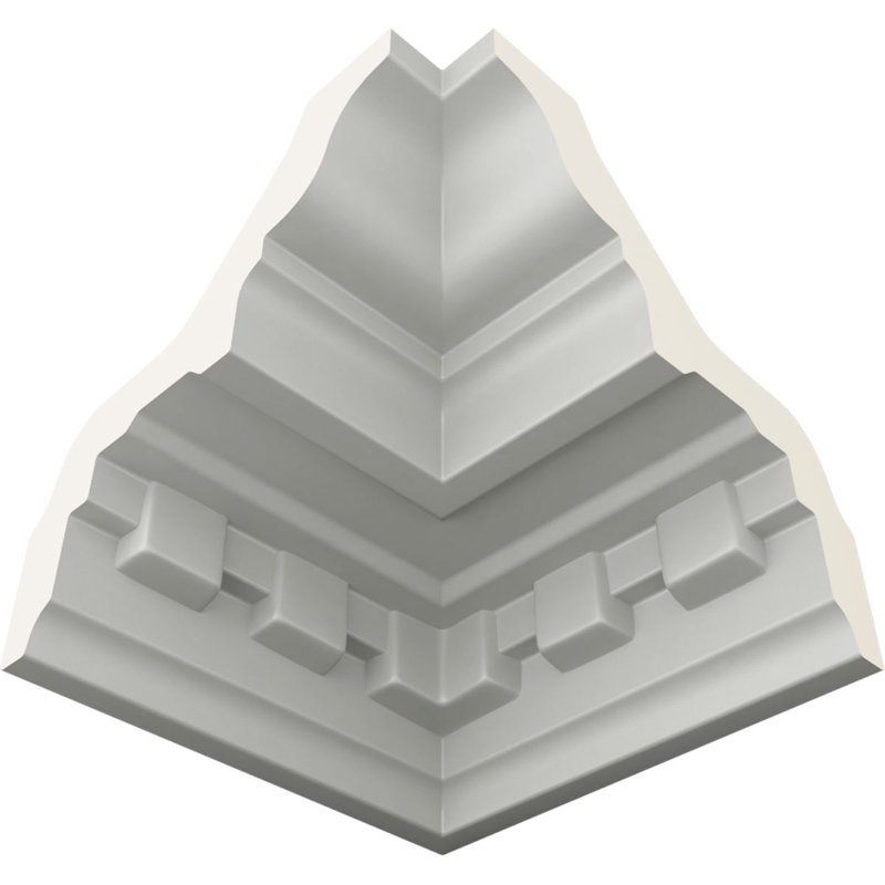 Moulure de coin intérieure Endurathane, P 3 3/8 po x H 3 3/8 po (correspond à la moulure MLD03X03X04DE), apprêtée en usine