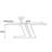 Modern Black Rock plate Dining Table-102023053