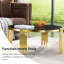 Ensemble de table de salon et de verre 2 pièces-329491697-329491698