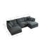 Canapé modulaire en U avec 2 repose-pieds Bo