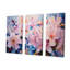 Ensemble de salon art mural rhododendron rose-107737481-107737486