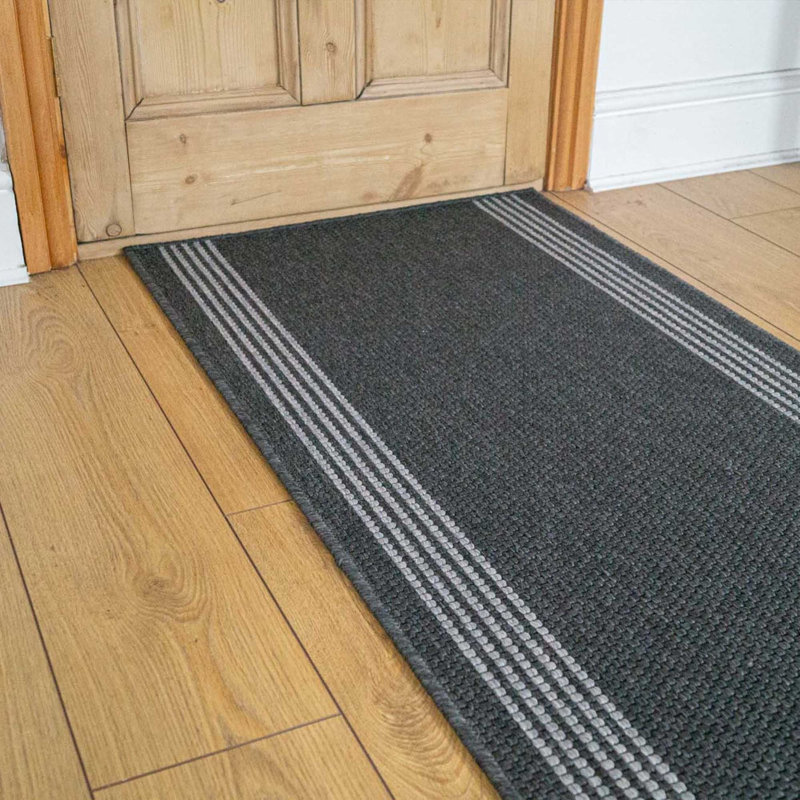 Runner Solid Colour Looped / Hooked Area Rug, Runner 66 x 150 cm
