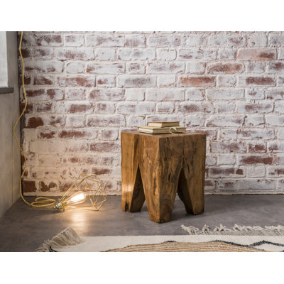 Gouldin Solid Wood Accent Stool