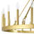 Adriana 24-Light Dimmable Candle Style Wagon Wheel Chandelier-1294310969