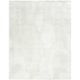 Hand Knotted Area Rug in Ivory And White