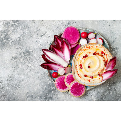 Homemade Hummus - Wrapped Canvas Print
