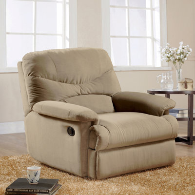 Fauteuil inclinable en microfibre Arcadia