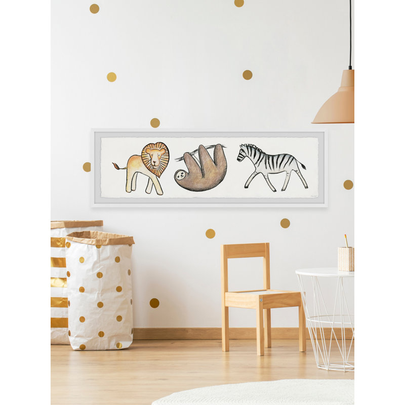 Jillian Jungle Wanderer, reproduction encadrée, H 10 po x l 30 po x P 1,5 po