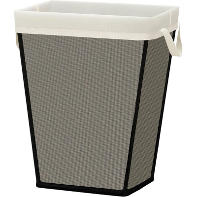 75L Dirty Clothes Storage Basket Freestanding Laundry Hamper, Sturdy Iron Frame with Removable Washable Inner Bag, Space Saving Laundry Bin for Dorm, Bedroom, Bathroom and Apartment