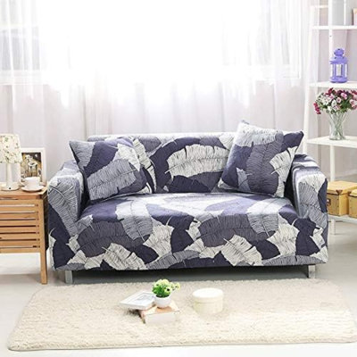 Printed Sofa Cover Stretch Couch Covers Patterned Sofas Seater Slipcovers For 4 Cushion Couch Set (BXMY, 4 Seater/Large 3 Seater) -  Cozy Oasis, SC9VG764SD