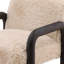 Johnson Faux Fur Occasional Chair, Sand-2065046462