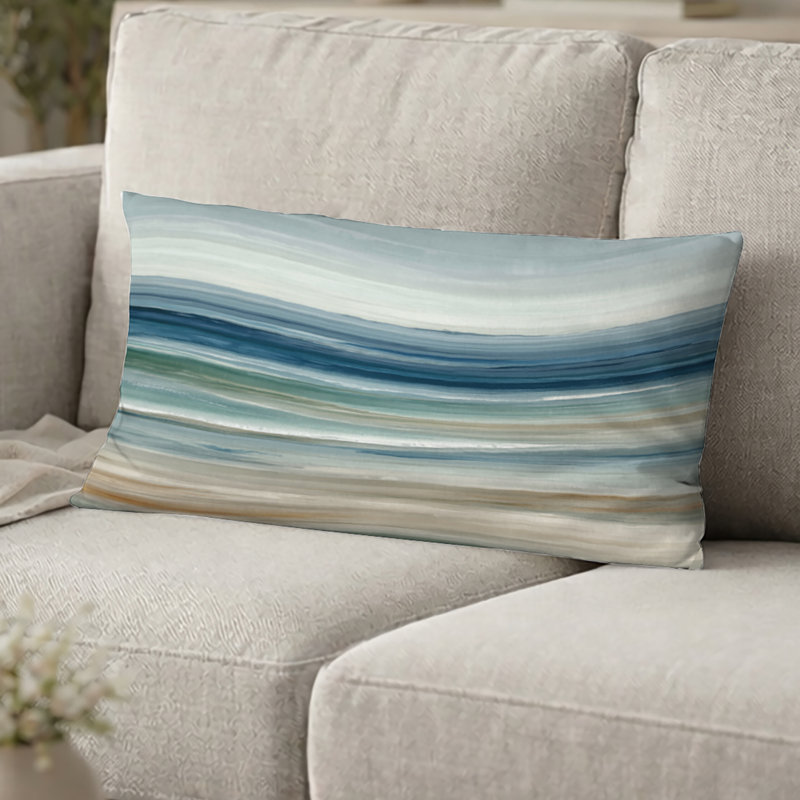 Coussin de plage Sunset - vue aérienne, H 12 po x l 20 po