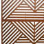 Pare-étincelles 48 "x 76" pour balcon, patio - rouge rouille 76 "de haut, 48" de large-121751725