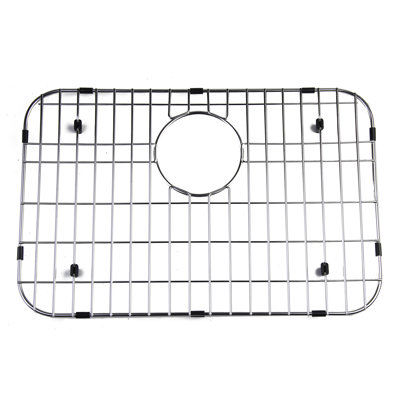 Grille d’évier de cuisine en acier inoxydable uni