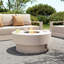 Foyer de table rond en acier Oout Porte-1713913024